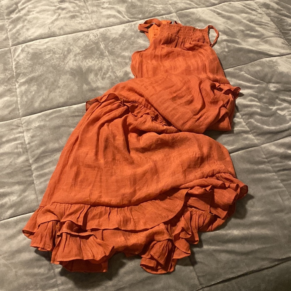Rust Maxi Dress (S) - Picture 4 of 6